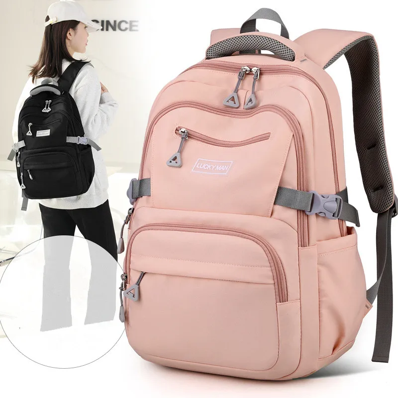 Модные школьные ранцы для девочек-подростков рюкзак женский водонепроницаемый