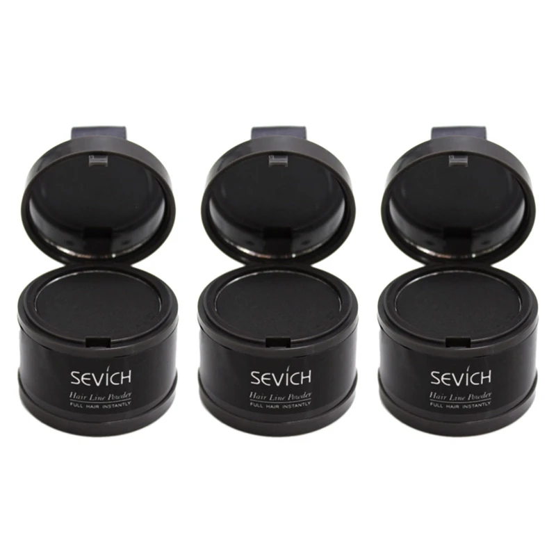 

Sevich 3X Magic Natural Hair Cover Up Powder Hairs Root Line Conceal Pang Shadow 7 Colors Black