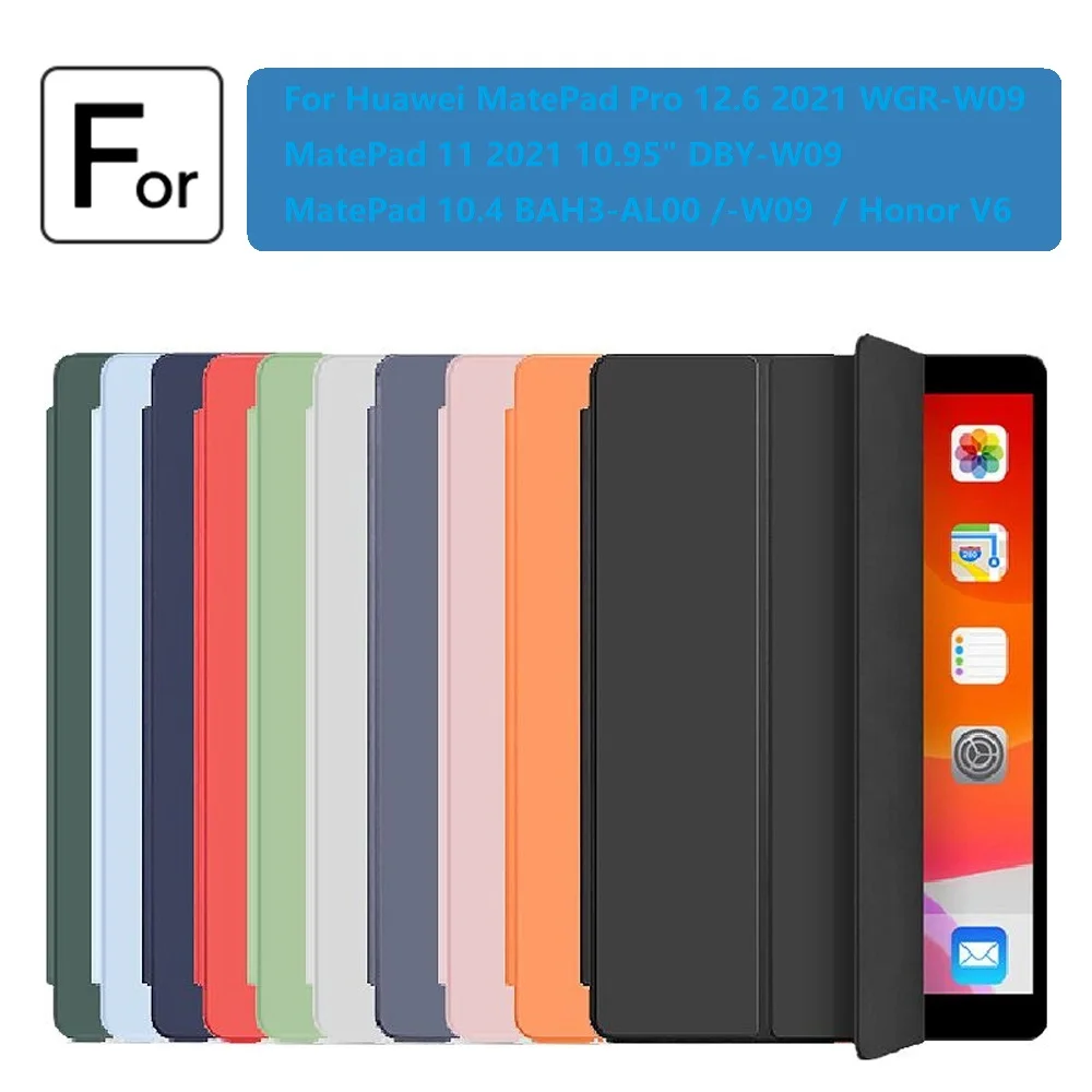 

Чехол для Huawei MatePad 11, чехол для MatePad Pro 12,6 2021, ультратонкий умный чехол-подставка, защитный чехол для Matepad WGR-W09
