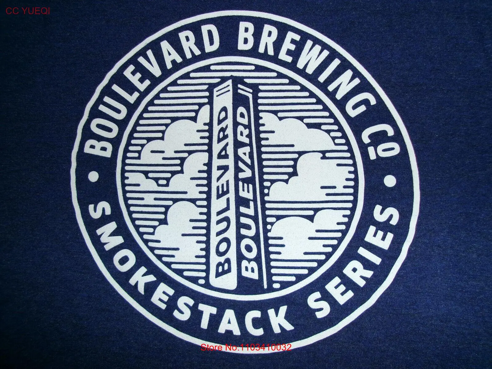 Винтажная футболка с изображением Чарли бульвар SzL Пивоваренная серия SMOKESTACK