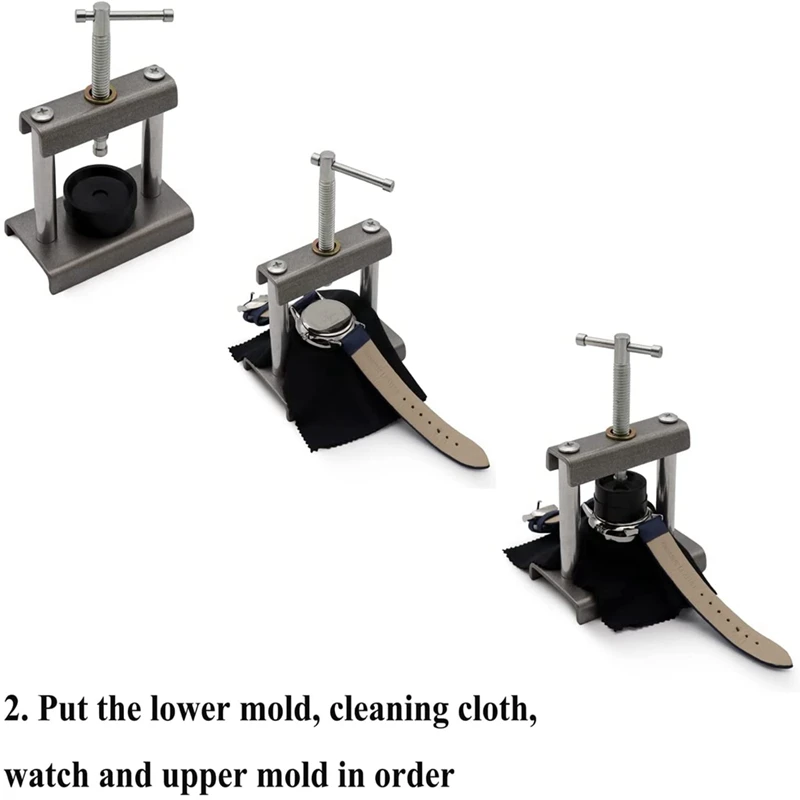 Watch Press Tool, Watch Back Case Closer, Watch Repair, Battery Replacement Tool