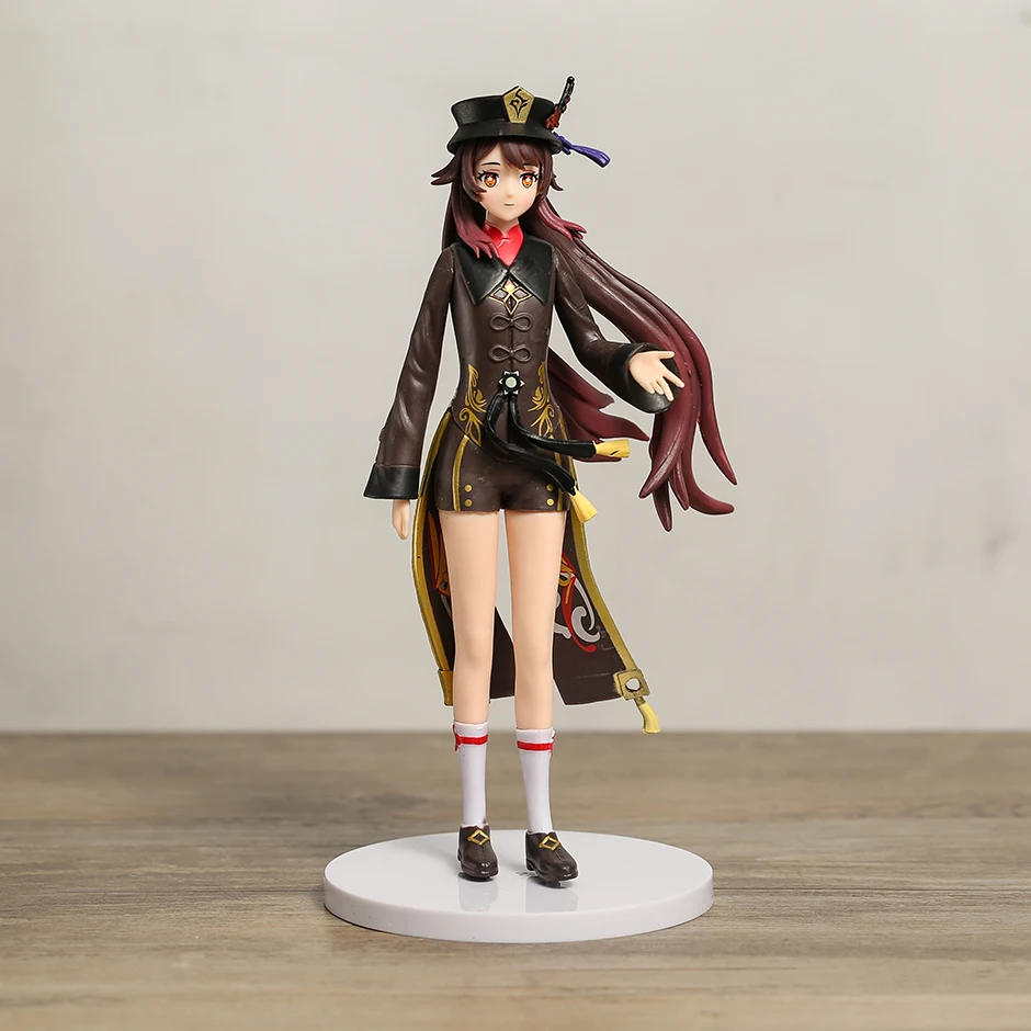 

18cm HuTao Genshin Impact PVC Figure Model Doll Toy Colletible Figurals
