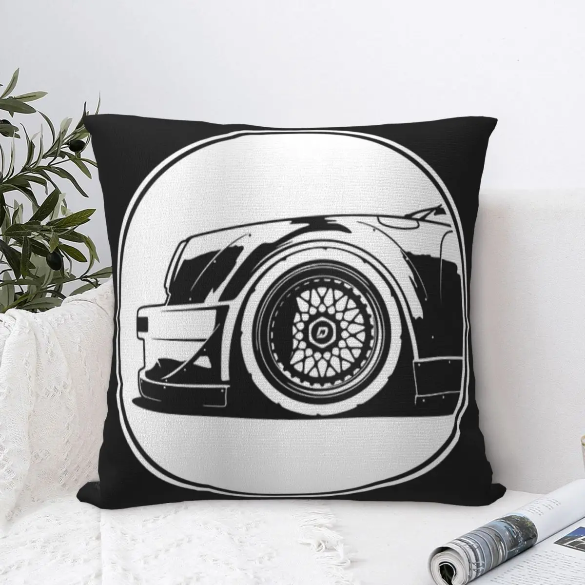 

Bbs Racing Pillowcase Home Decor Cushion Cover Sofa Square Pillowcase Gift for Friends