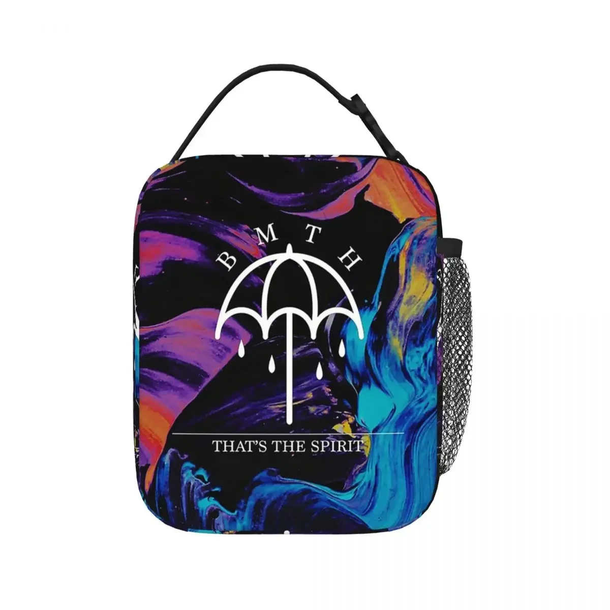 Зонтик брызг Bmth ланч-сумки изолированный ланч-тоут портативная Термосумка