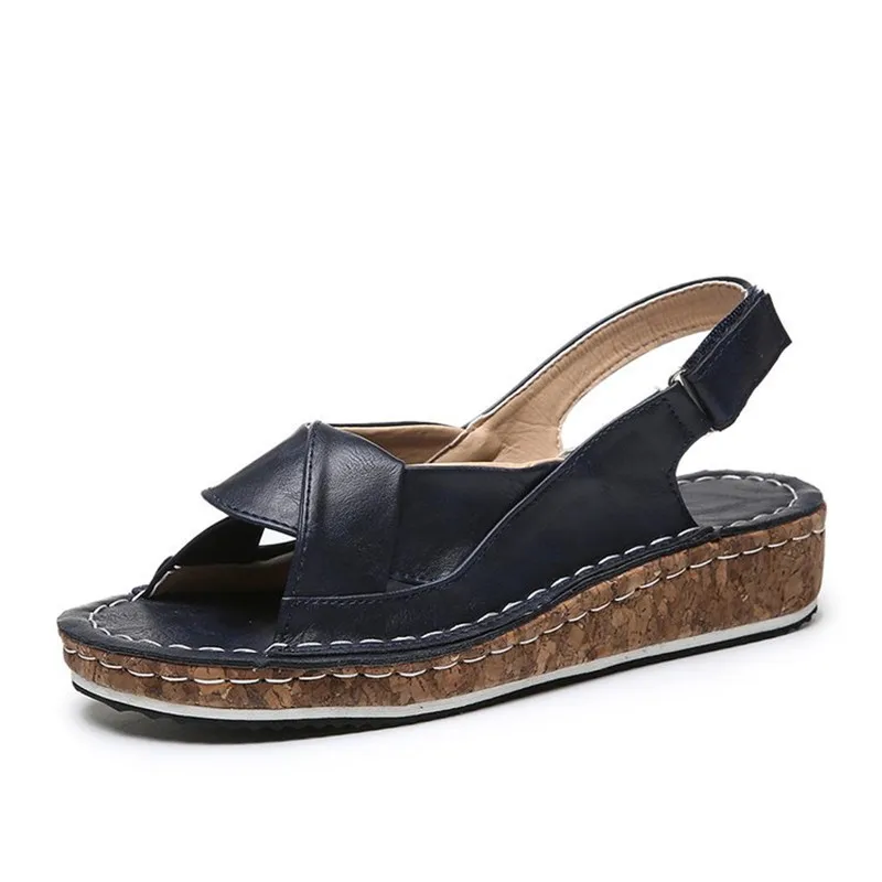 

2022 European and American women's summer new ok wedge flat casual shoes 3227