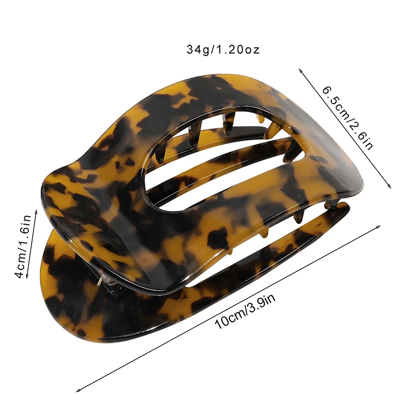 Зажимы для волос y2k плоские зажимы с сильным захватом гибкие зубья удобный