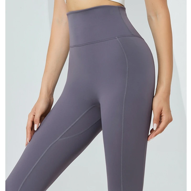 Women Seamless Yoga Leggings Buttery Soft Pants GYM Workout Leggins Elastic High Waist Sweatpant Gym Sports Fitness Tights