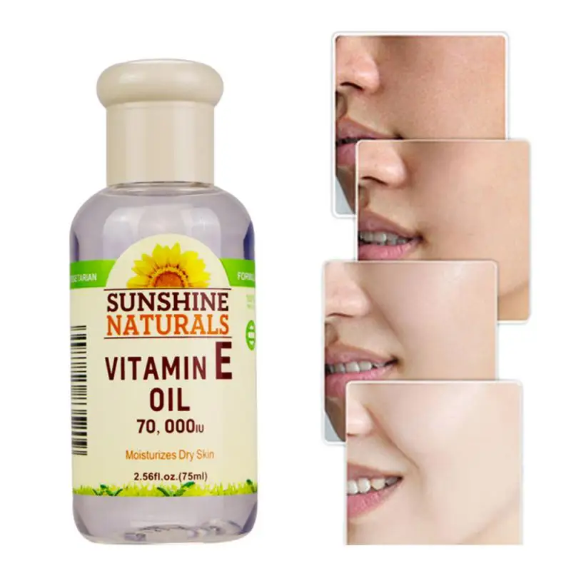 

Collagen Vitamin E Oil anti-aging whitening,reduces wrinkles fine lines,lightens dark spots and dark circles,heals damaged skin