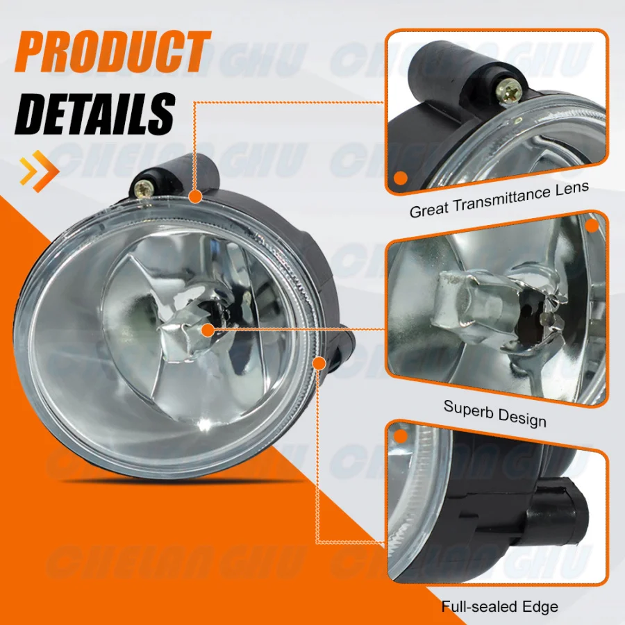 Фото Для Renault Kangoo Van 2003-2009 TrafcVan 2010-2015 Meqane 1999-2002 Vivaro Van 2001-2014 Автомобильные аксессуары Передняя противотуманная фара №4