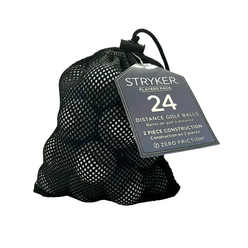 

Stryker Golf Ball (White)- 24 Pack Mesh Bag