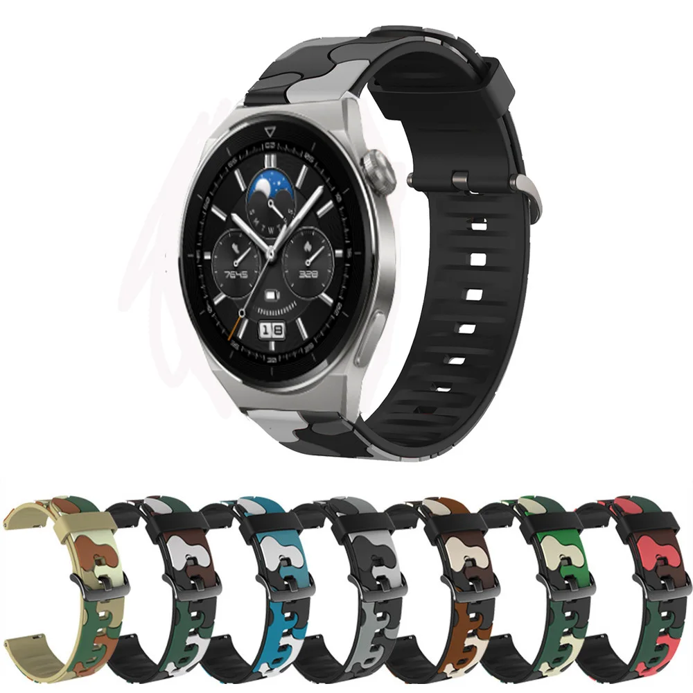 

Ремешок силиконовый для Huawei Watch GT 3 Pro 46 мм 43 мм, браслет для Huawei GT 2 GT 3 42 мм/GT 2 Pro Runner 2E Correa, 22 мм 20 мм