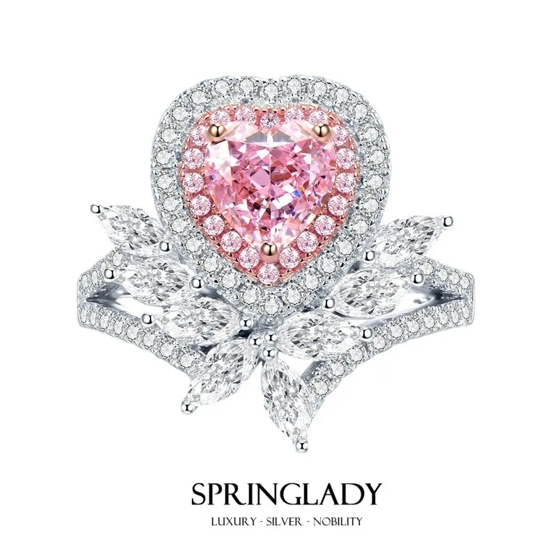 

Женское кольцо из драгоценного камня с муассанитом, 1 карат