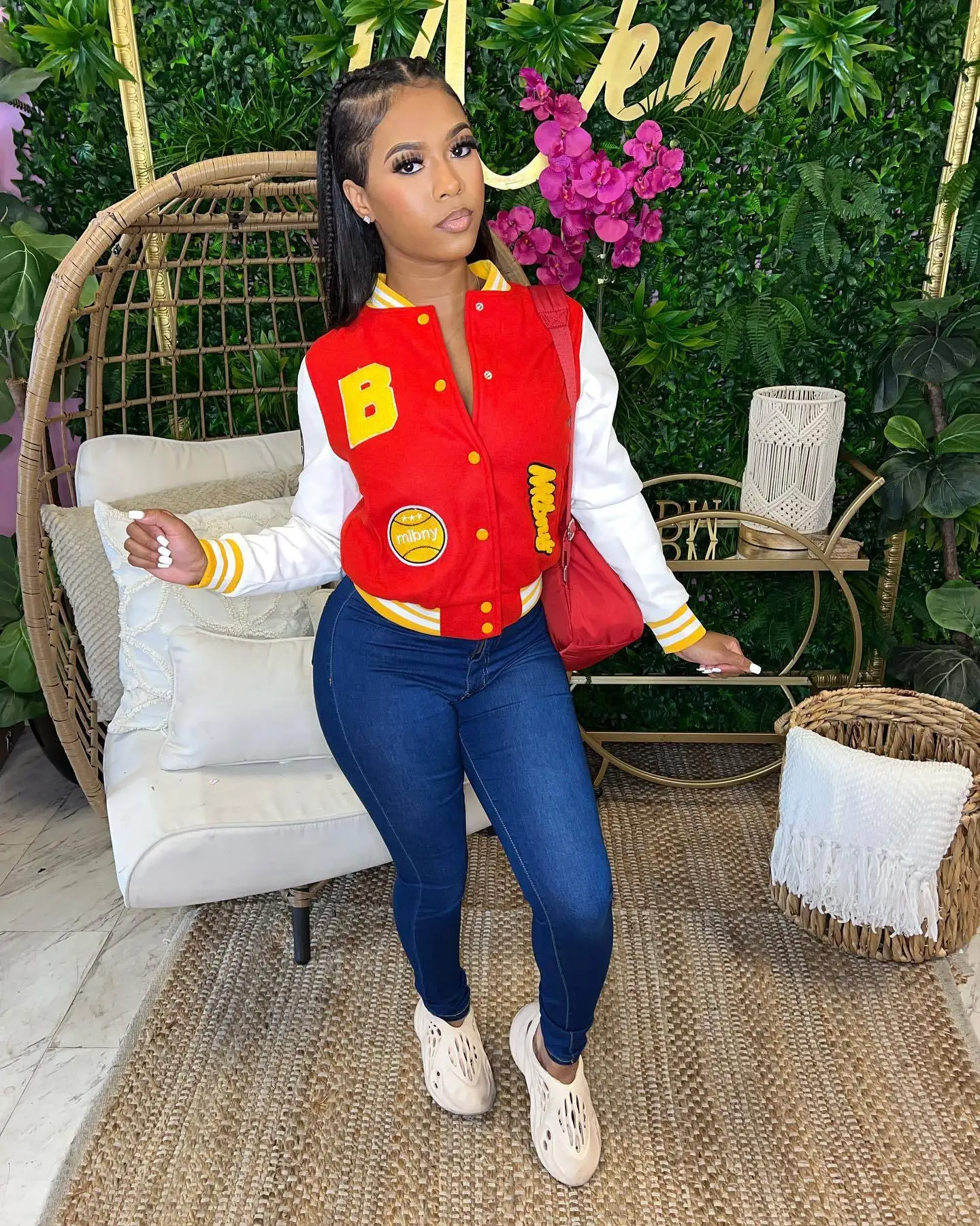 

Осенне-зимние модные куртки-бомберы для женщин, уличная одежда, бейсбольная форма, лоскутные куртки