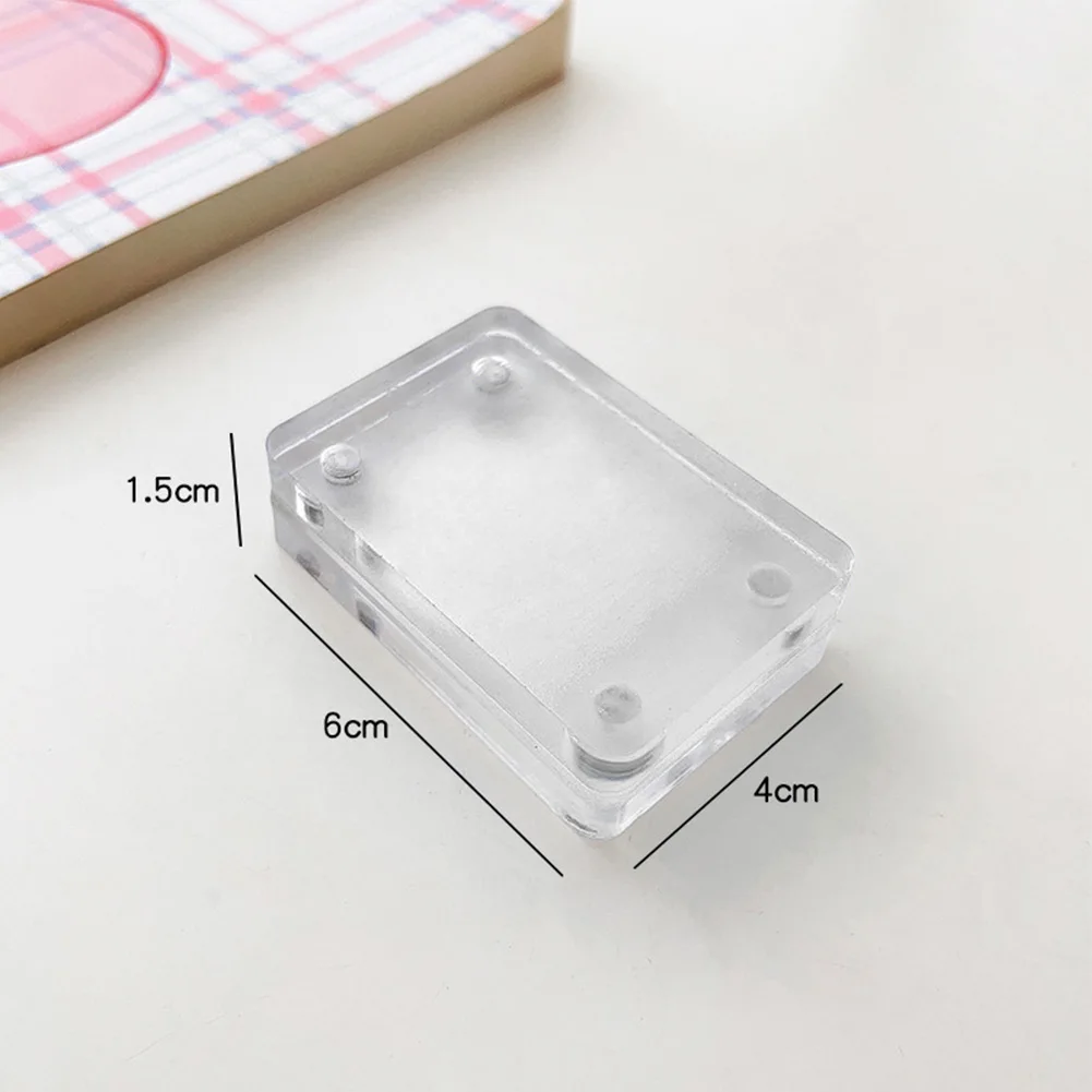 

Small Acrylic Photo Frame Transparent Photocard Holder Magnetic Picture Frame Diy Craft Painting Diamond Acrylic Photo Frame
