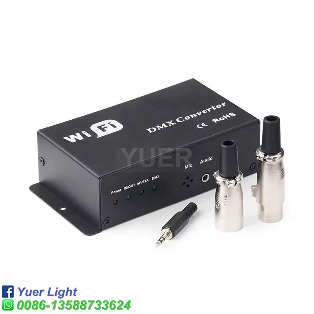 Новый DMX контроллер WiFi управляется системой Android или IOS Wifi многоточечный WF310 512