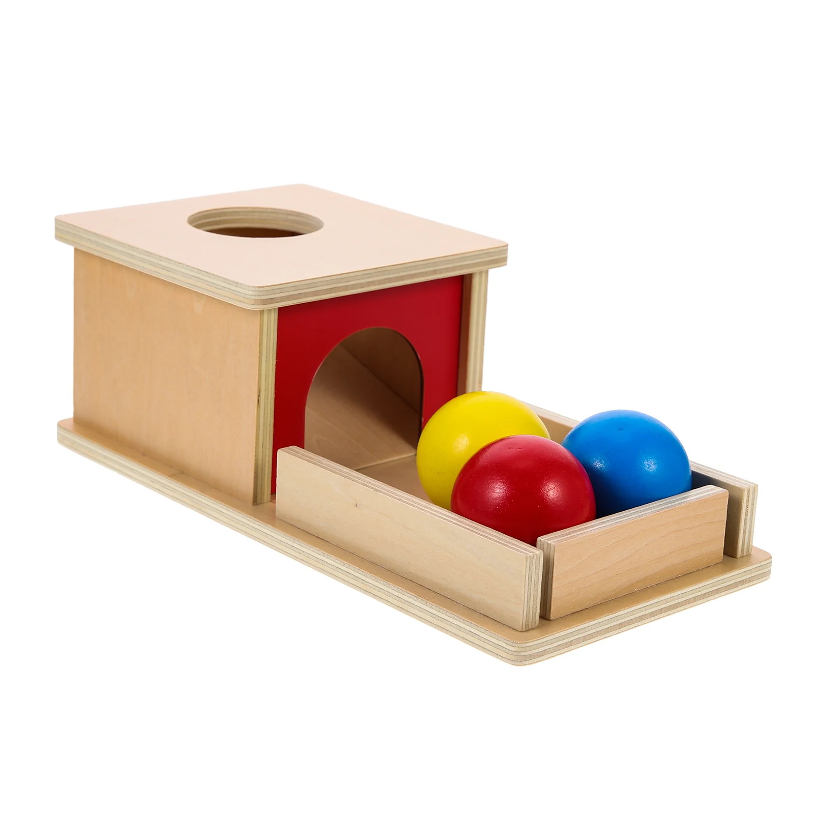 

Учебные пособия по методу Монтессори, Обучающие игрушки, деревянная коробка для детей 1 год, игрушка для детей, деревянный шар для младенцев