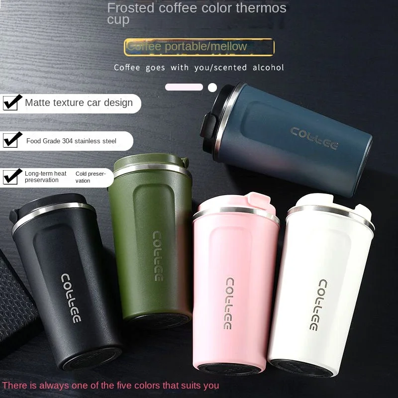 

Coffee Hot Cup Winter Hot Water Bottle Vacuum Office Cup Stainless Steel Hot Drinks Thermos 510ml
