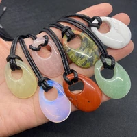 pendant of natural stones fashion necklace for women 2022 25x35mm reiki agate jewelry making beads earrings necklace jewelry