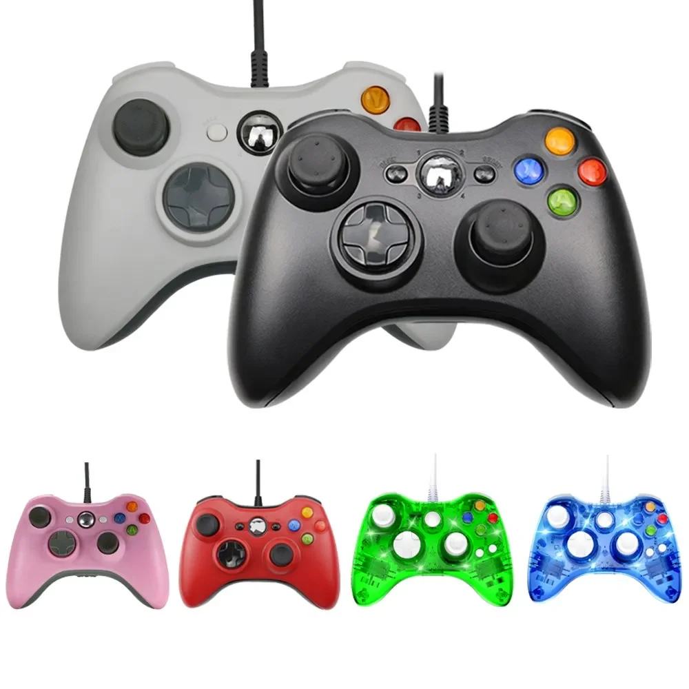 

NEW2023 Przewodowy kontroler USB Joypad dla systemu Windows PC Gamepad dla PC Win 7 / 8/10 Joystick dla konsoli Xbox 360 Joypad