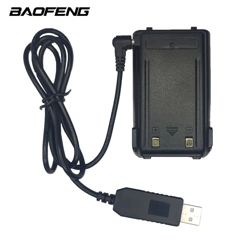 Аккумулятор литий-ионный BAOFENG 4800 мАч 7 4 В может USB-кабель для зарядки совместим с