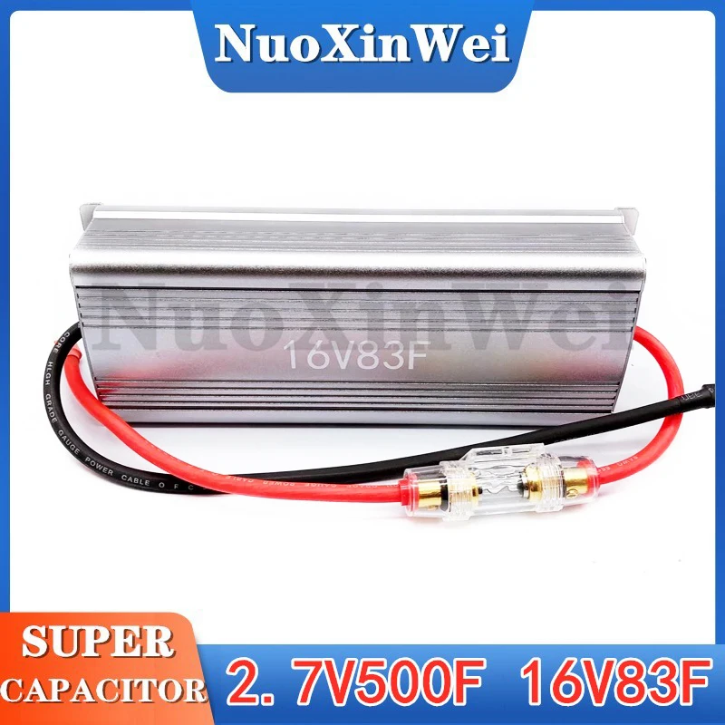 

Super capacitor bank Maxwell 2.7V500F voltage regulator 16v83f high current automobile starting rectifier