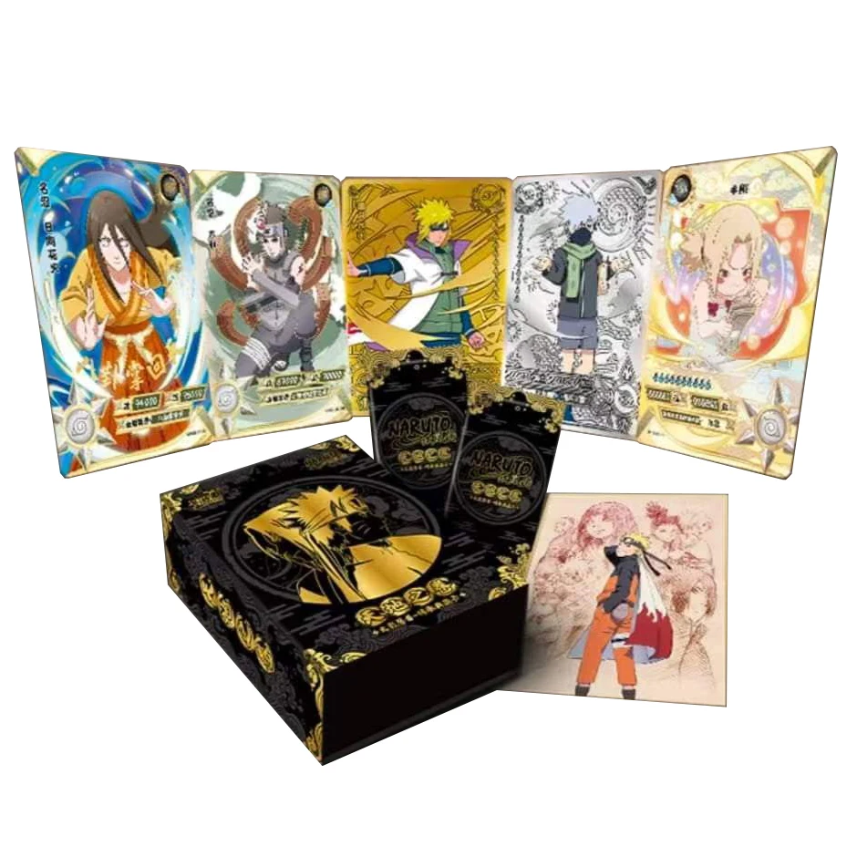 

New KAYOU Naruto Card 11 Gift Box Rare Kakashi Minato SV SE Collection Card Gift Box Inheritance Heaven and Earth Scroll Box