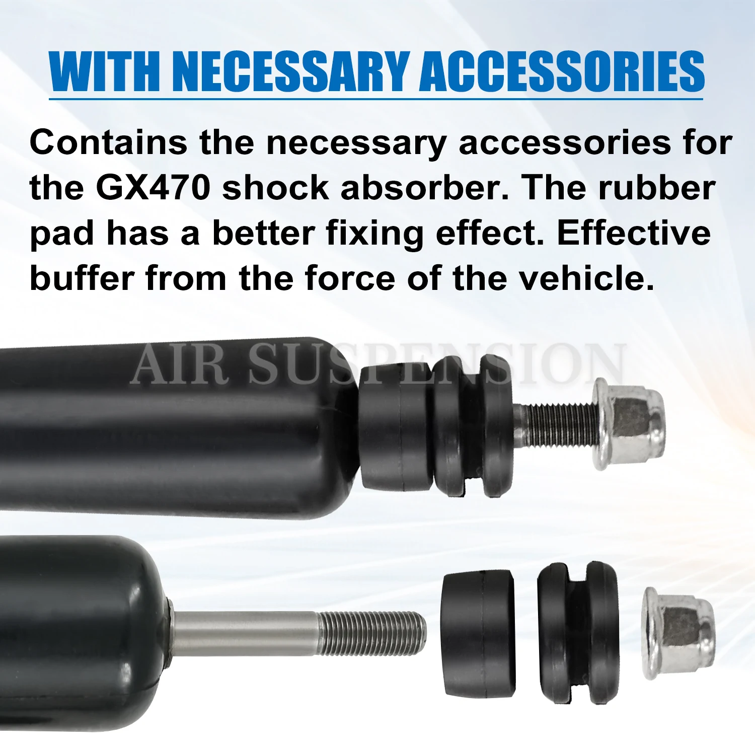 Передний левый и правый амортизатор для Toyota Land Cruiser Prado