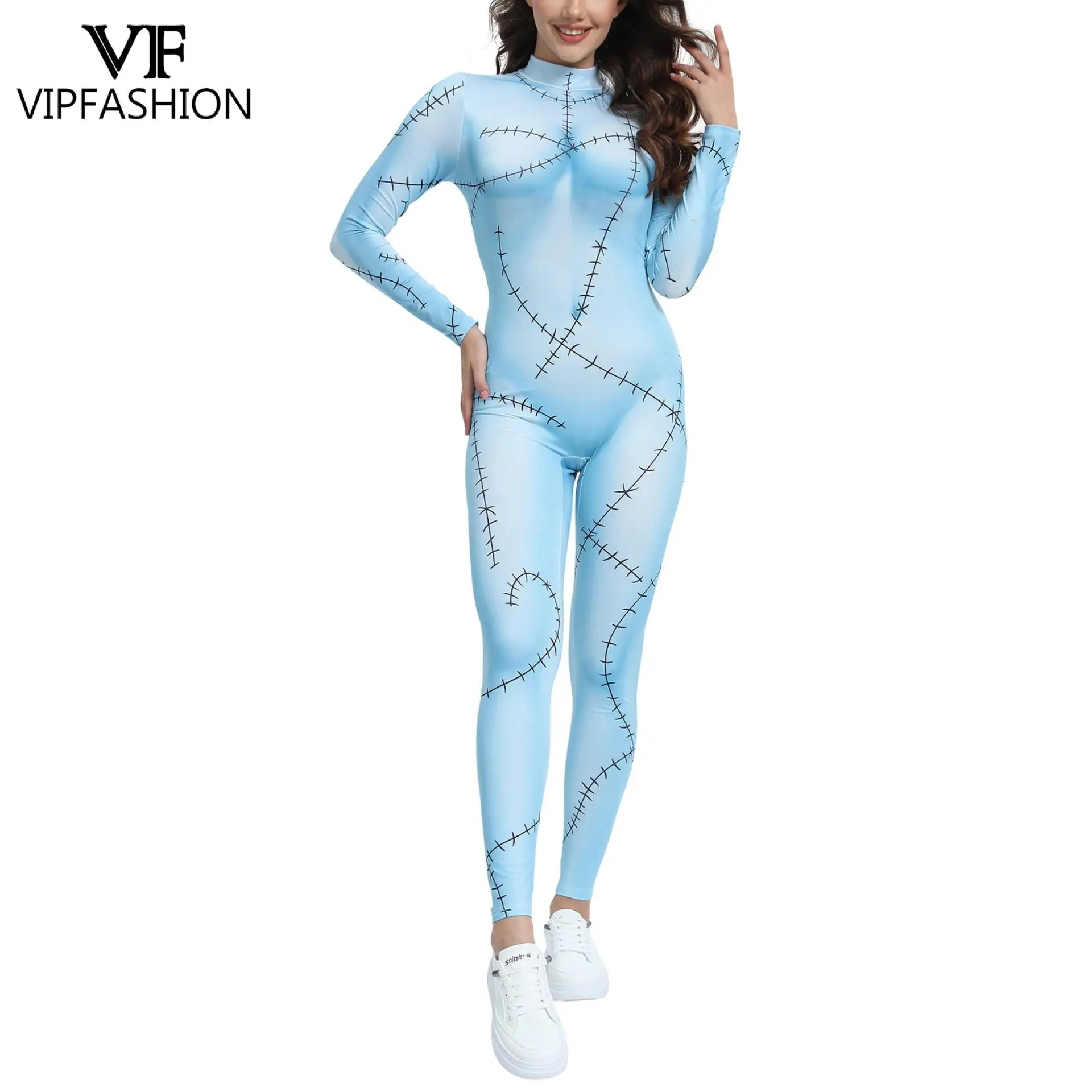 VIP модный необычный костюм Салли для женщин нерегулярные лоскутные платья