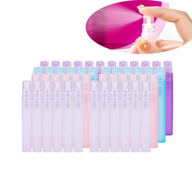

10Pcs Mini Pen Perfume Atomizer Bottles Refillable Fragrance Spray Bottle Portable Traveling Outgoing Atomizer Pumps Containers