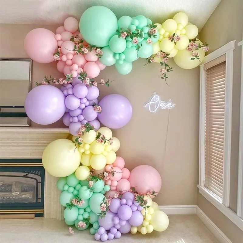 

149pcs Multicolor Macaron Pastel Ballon Garland Rainbow Latex Balloons Air Globos Birthday Party Wedding Baby Shower Decoration