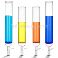1pcs lab glass 1924 reduced pressure chromatography column with sand plate extraction chromatography column