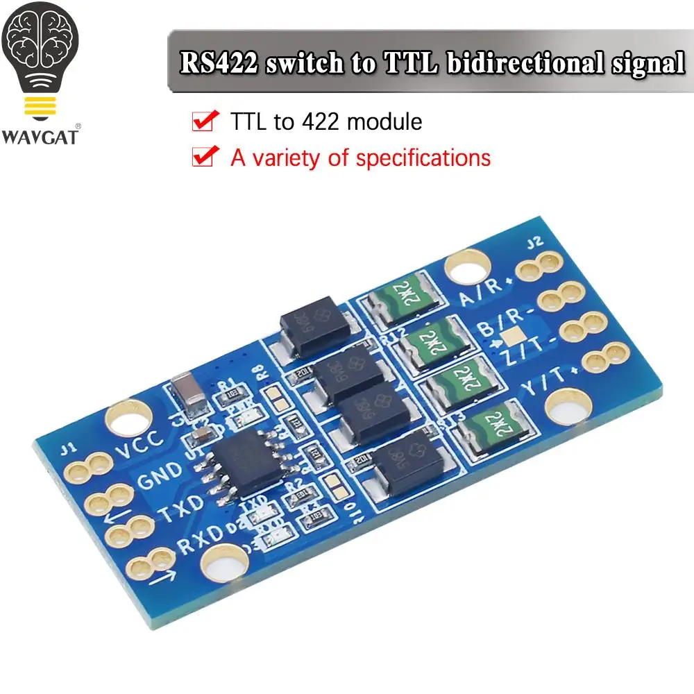 Модуль WAVGAT RS422 TTL с двухсторонним сигналом 422 полностью дуплексный от до одного