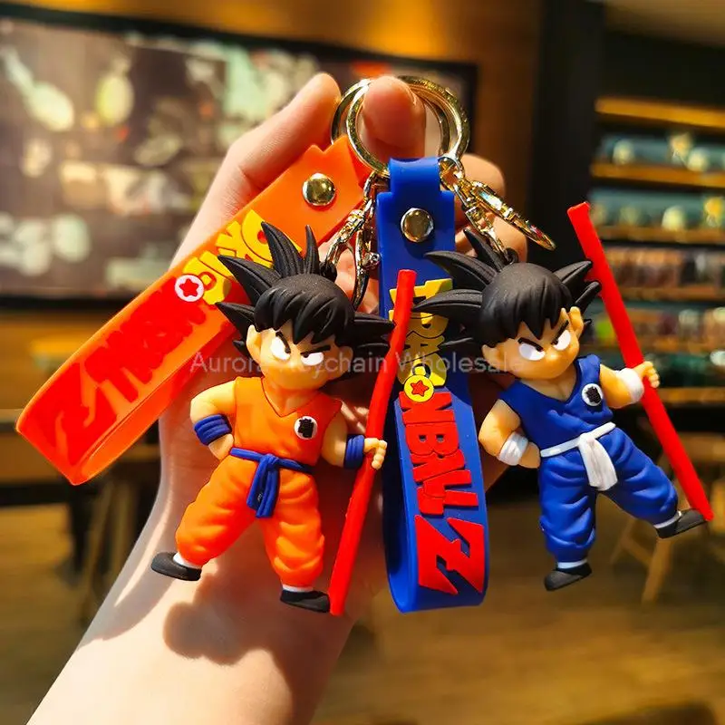 Аниме Dragon Ball Keychain Z Super Saiyan Son Goku Bulma Broly Piccolo Majin Buu автомобиль подвески детские