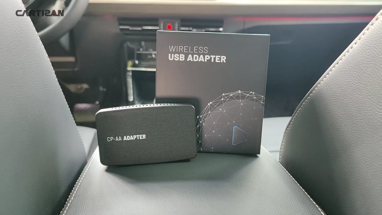 

2022 newest wireless android auto and carplay adapter wireless carplay multimedia plug and play