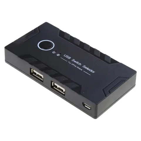 USB 2.0 КVM Хаб 2 в 4