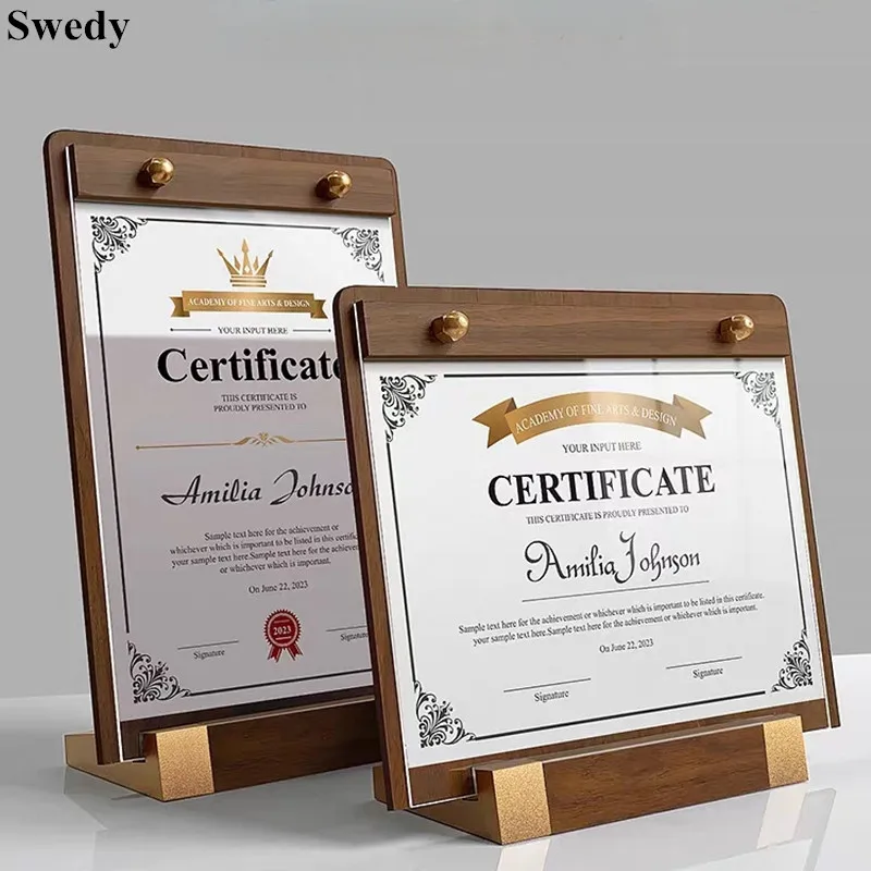 

Деревянный акриловый держатель для вывесок A4