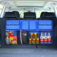 universal car trunk organizer auto rear seat back storage bag net in the trunk multi use oxford automobile organizer accessories
