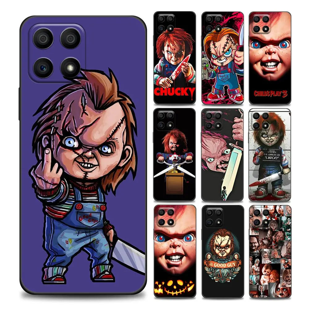 

Horror Movie Scary Chucky Doll Phone Case For Honor 50 60 20 Lite 30i 20 9A 9C 9X Pro 8X X8 Nava 7i 8i 9 Y60 Case Silicone Cover