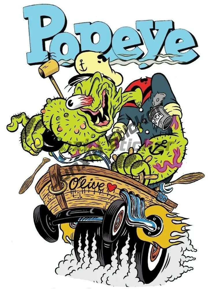 Забавные наклейки с изображением крыси мультяшный стержень наклейка крышкой