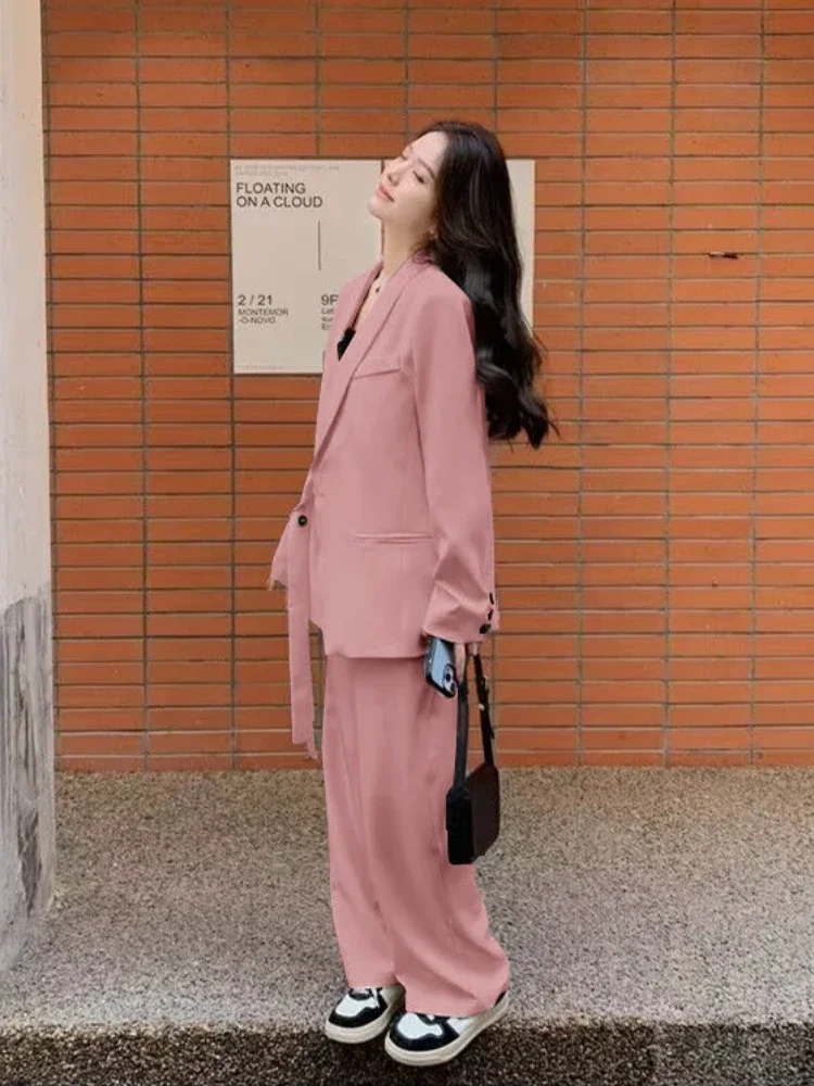 Женский комплект из 2 предметов. Элегантный весенне-осенний блейзер. офисный