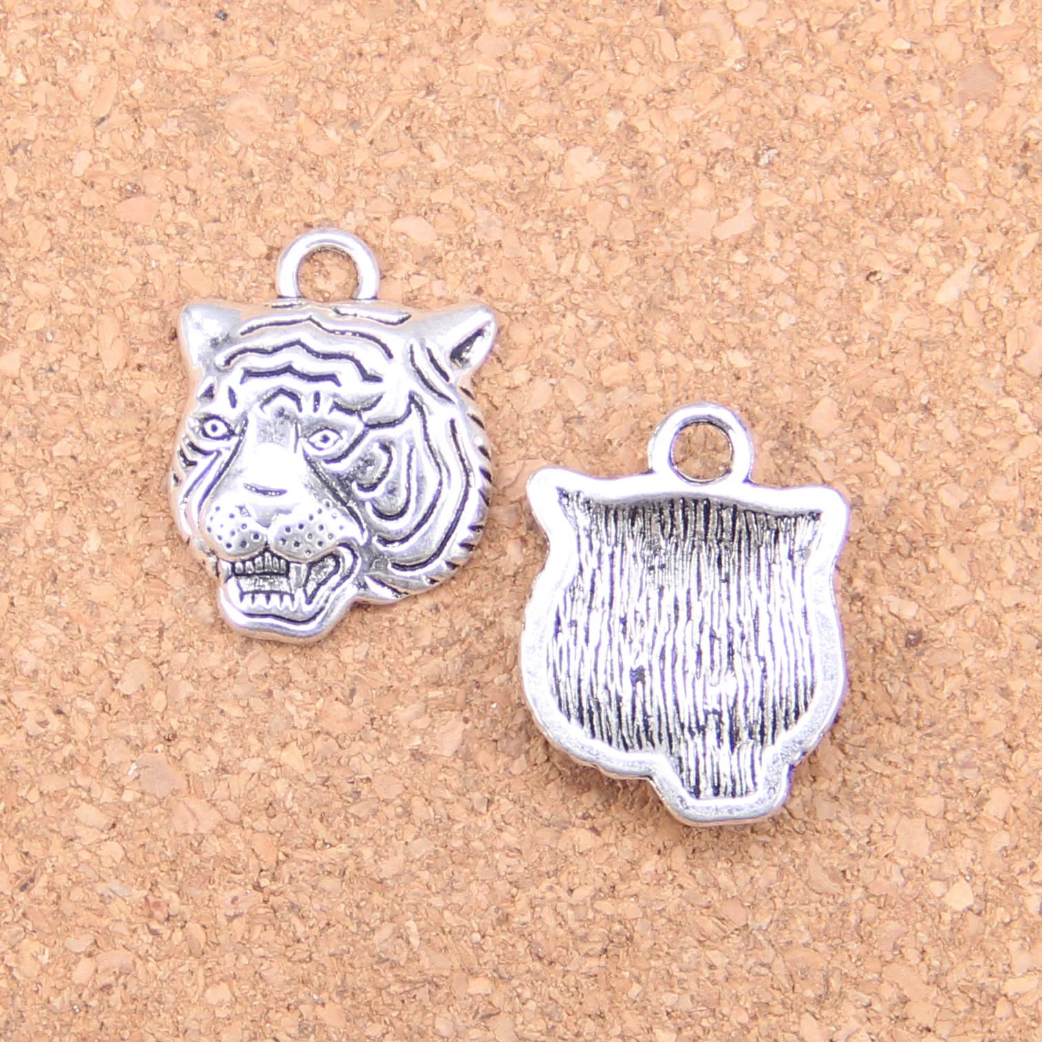 8 шт. Подвески Angrily голова тигра 23x1 7 мм старинные подвески, ВИНТАЖНАЯ фотография, DIY для браслета ожерелья