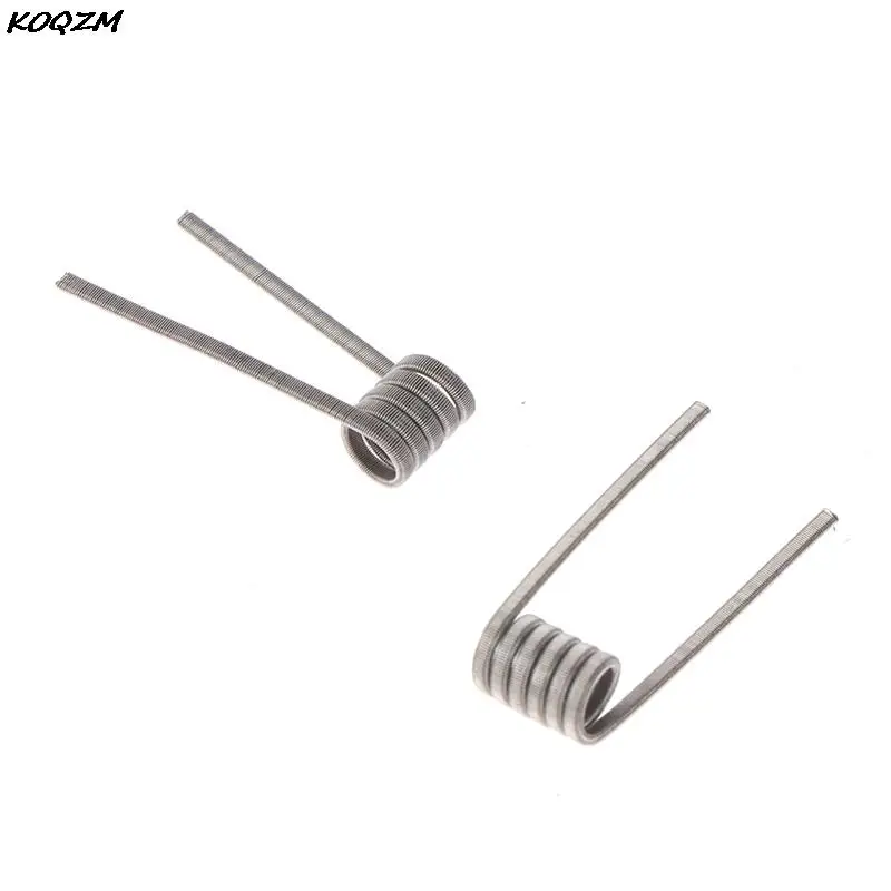 

10pcs Superfine MTL Fused Clapton Prebuilt Coil Ni80 Alien For MTL RDA RTA RBA Tank High Resistance 2022 New
