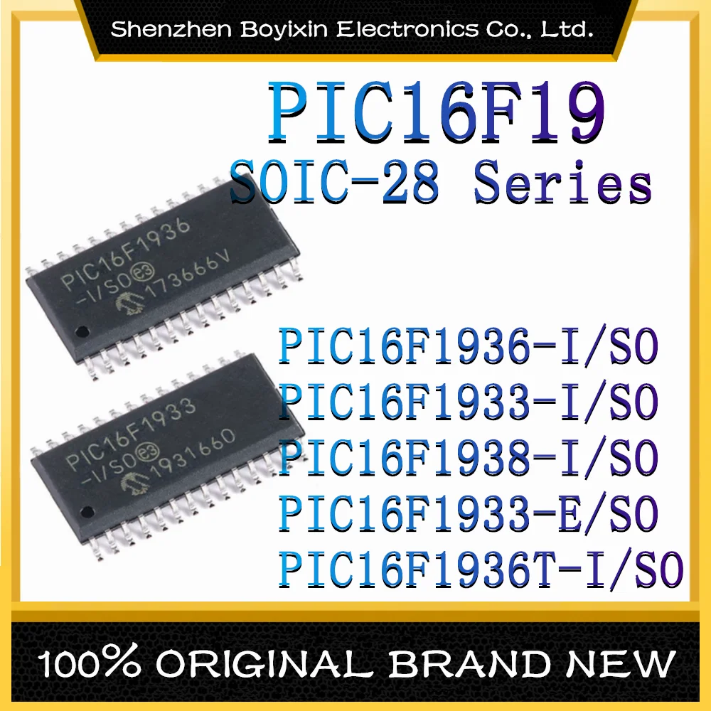 PIC16F1936-I/SO PIC16F1933-I/SO PIC16F1938-I/SO PIC16F1933-E/SO PIC16F1936T-I/SO Microcontroller (MCU/MPU/SOC) IC Chip