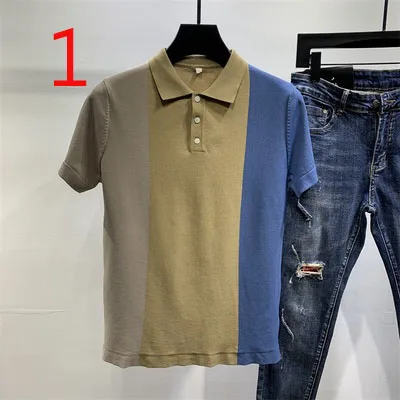 

Printed t-shirt brand handsome casual T-shirt white half-sleeved shirt Slim cotton shirt short sleeve