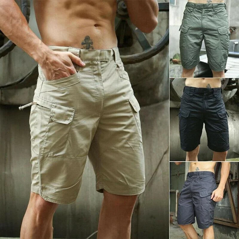 

Outdoor Men Classic Tactical Sorts Upraded Waterproof Quick Dry Multi-pocket Sort Pants untin Fisin Military Caro Sorts