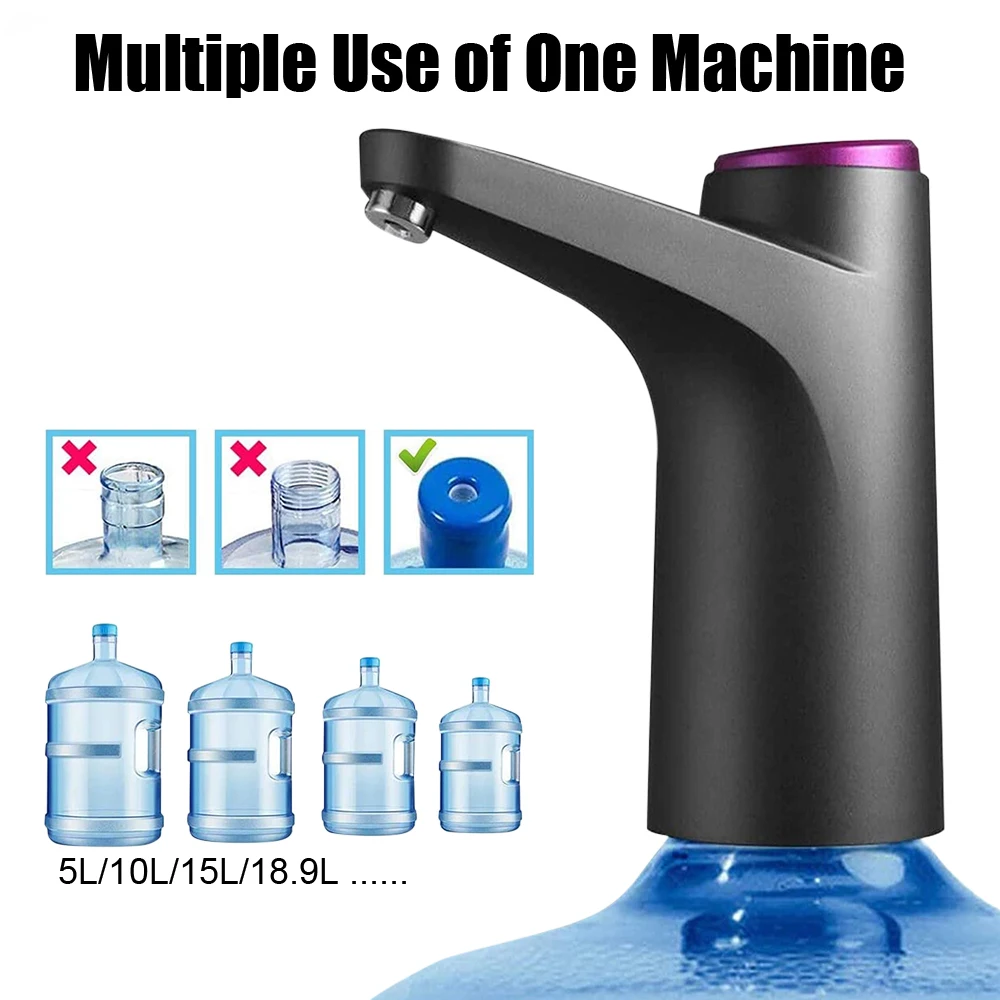 

Electric Water Pump Automatic Water Dispenser USB Water Pump 19 Liters for Household Bottled Water Gallon Bottle Drink Dispenser