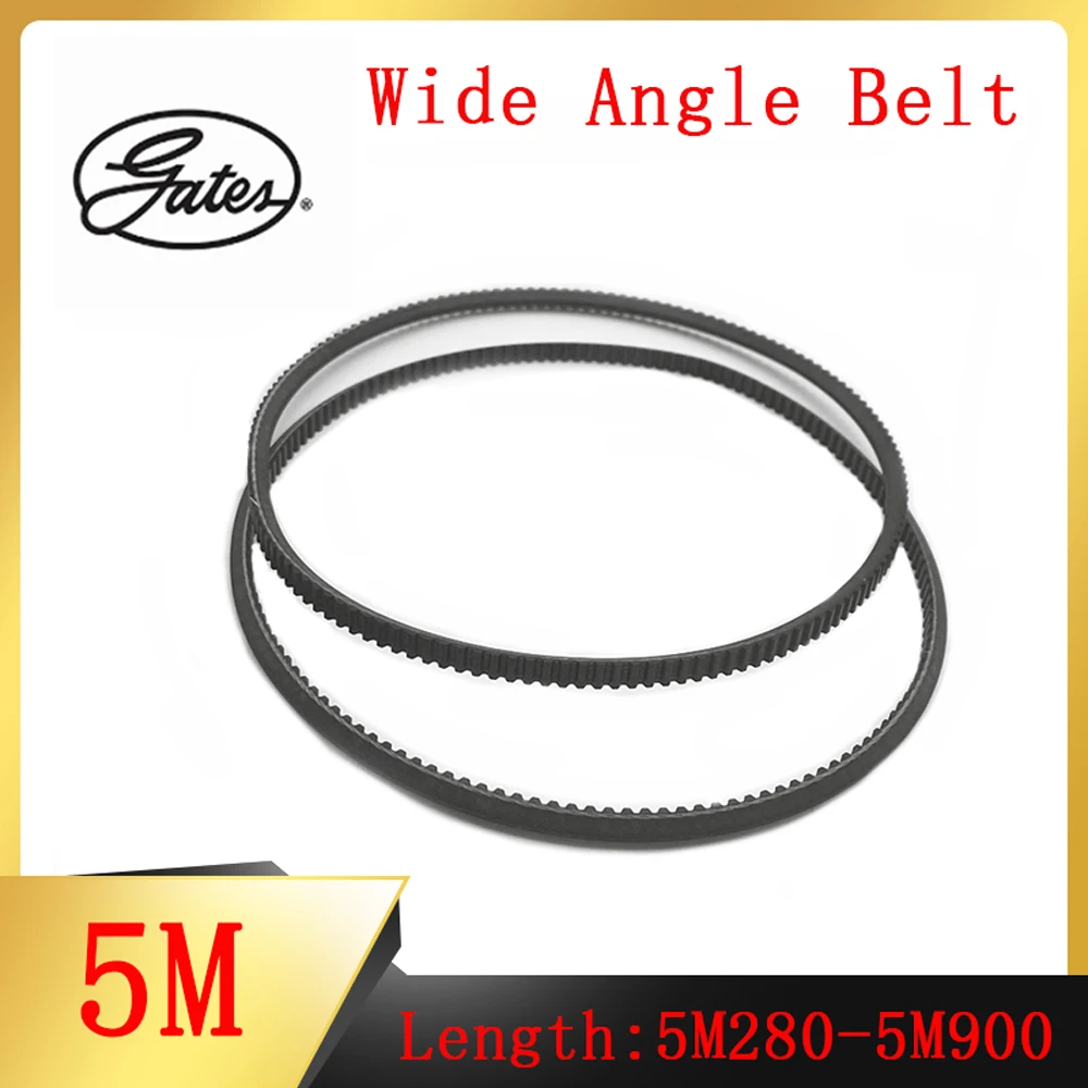 Широкоугольный ремень для ворот Polyflex 5 м, 2 шт., бесплатная доставка, периметр 5M280 ~ 5M900, подходит для механического оборудования, ремни трансмиссии
