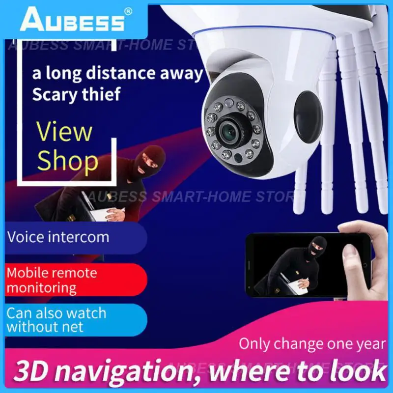 

Remote Monitoring Two-way Voice Call Baby Monitor 5 Antenna Surveillance Camera Night Vision Ip Camera Smart Home Wireless 720p