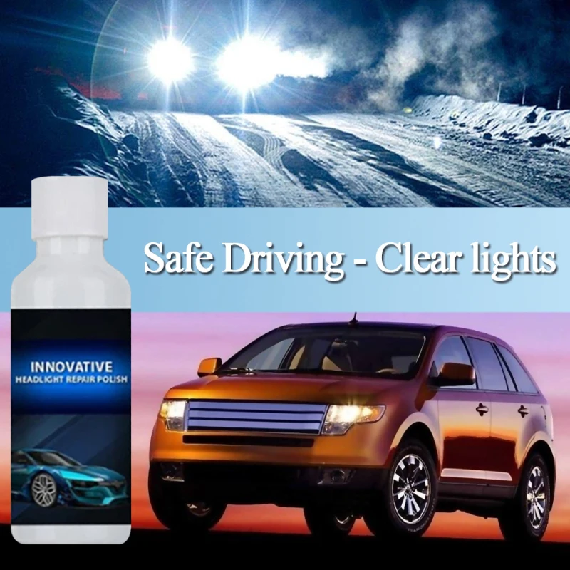 

Car Light Repair Agent Universal 20ml Car Headlight Repair Fluid Headlight Coating Refurbishment Repair Agent Effective Durable