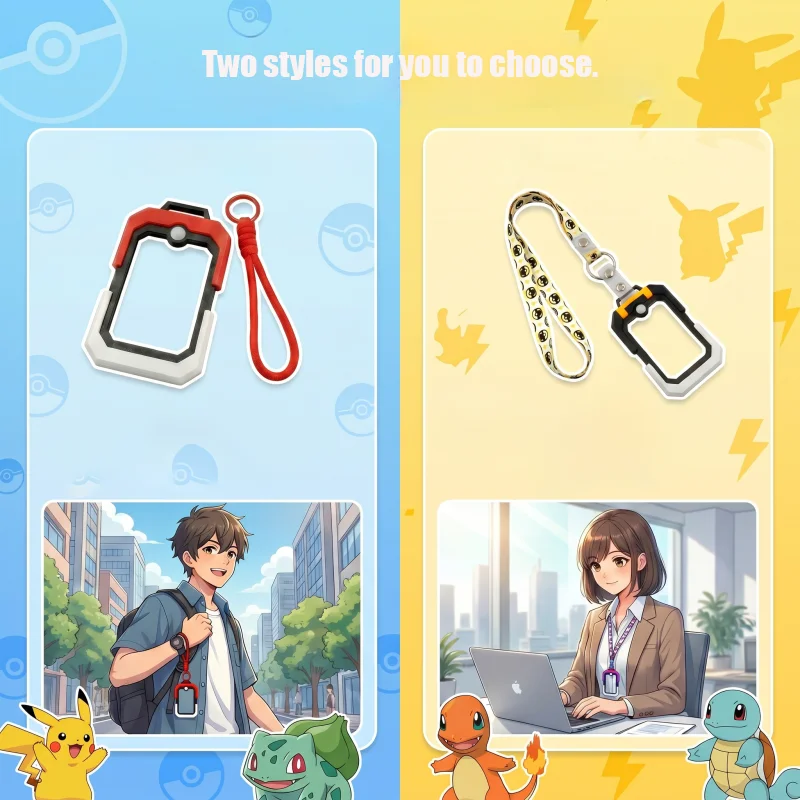 Фото Держатель для карт серии Pokemon Poke Ball с ремешком на шею, 4 стиля, Ultra Master Premier, чехол для ID-карты, студенческой карты питания, подарок №3